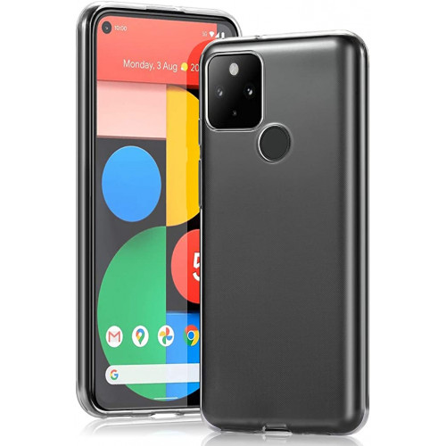 GOOGLE PIXEL 5 СИЛИКОНОВ ГРЪБ ПРОЗРАЧЕН