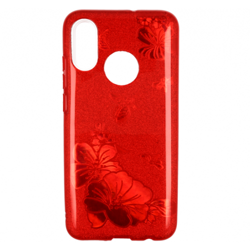 HUAWEI P30 LITE СИЛИКОНОВ ГРЪБ SHINING ЧЕРВЕН