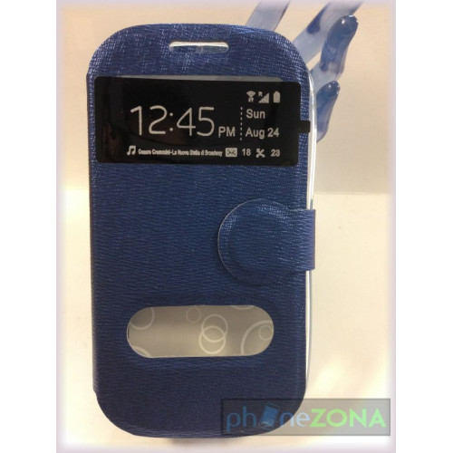 ALCATEL POP C3 OT-4033X ХОРИЗОНТАЛЕН ФЛИП ТЪМНО СИН
