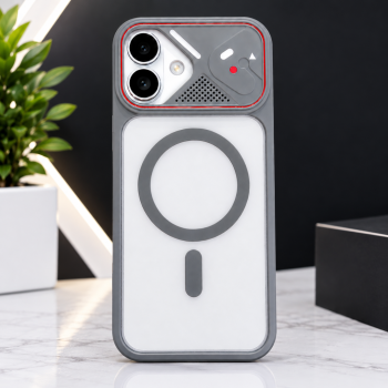 IPHONE 18 MIRROR SHIELD CASE GREY