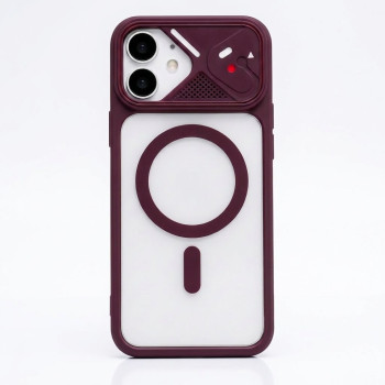 IPHONE 18 MIRROR SHIELD CASE BURGUNDY