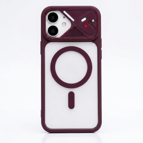 IPHONE 18 MIRROR SHIELD CASE BURGUNDY