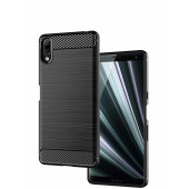 SONY L3 СИЛИКОНОВ ГРЪБ CARBON SONY L3 СИЛИКОНОВ ГРЪБ CARBON