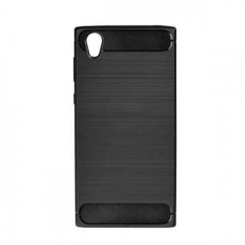 SONY XPERIA L1 СИЛИКОНОВ ГРЪБ CARBON-ЧЕРЕН