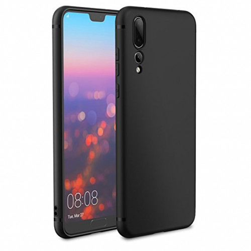 HUAWEI P20 PRO,PLUS СИЛИКОНОВ ГРЪБ МАТ ЧЕРЕН