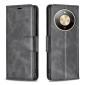 HONOR X9D, X70, MAGIC 8 LITE LEATHER FLIP CASE BLACK