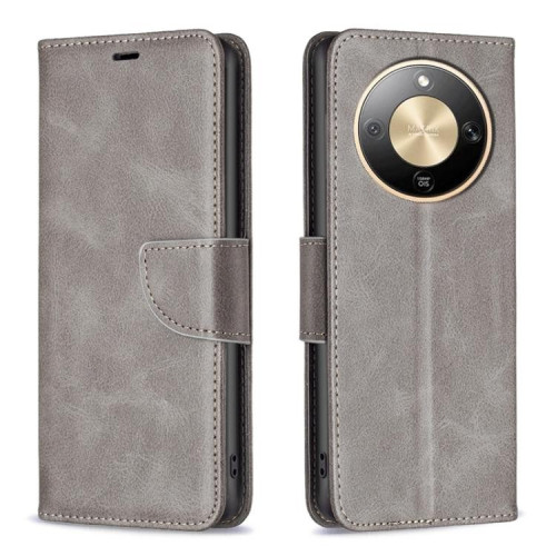 HONOR X9D, X70, MAGIC 8 LITE LEATHER FLIP CASE GREY