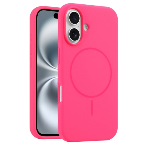 IPHONE 16 PLUS LIQUIDE SILICONE MAGSAFE CASE CANDY PINK