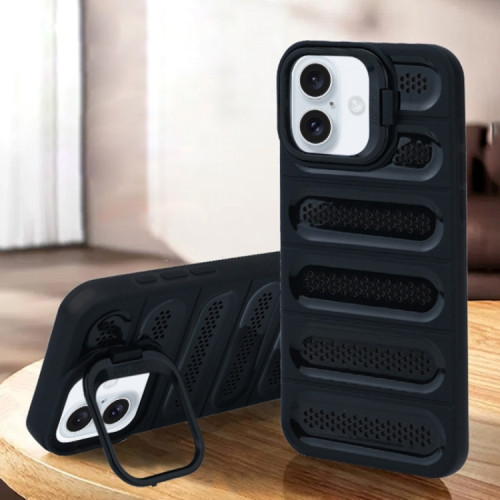 IPHONE 16 PLUS POLO HOLDER CASE BLACK