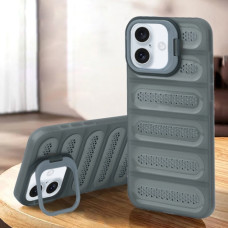 IPHONE 16 PLUS POLO HOLDER CASE GREY