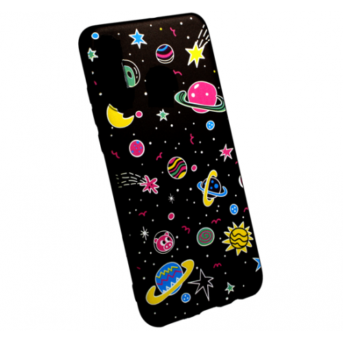 HUAWEI P30 LITE СИЛИКОНОВ ГРЪБ PLANETS