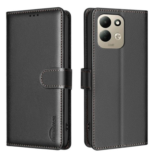 XIAOMI REDMI 17 LEATHER ANTI-THEFT FLIP CASE BLACK