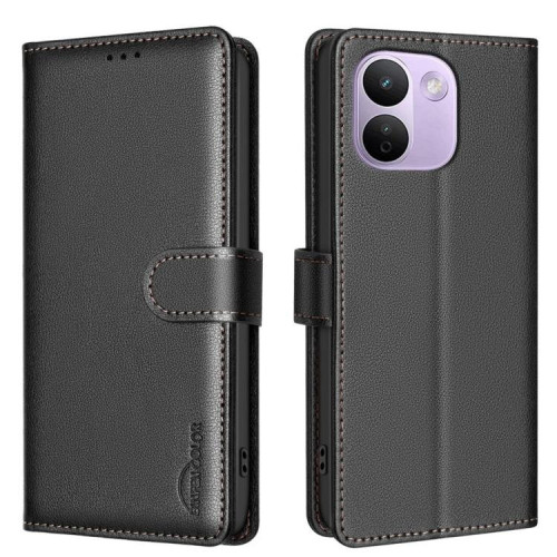 XIAOMI REDMI NOTE 17 PRO PLUS 5G LEATHER ANTI-THEFT FLIP CASE BLACK