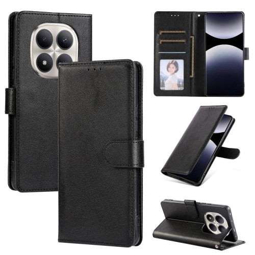 XIAOMI REDMI NOTE 15 PRO PLUS LEATHER FLIP CASE BLACK