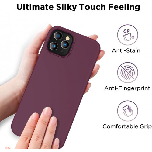HUAWEI P SMART Z СИЛИКОНОВ ГРЪБ BURGUNDY