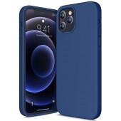 HUAWEI P30 LITE СИЛИКОНОВ ГРЪБ МАТ СИН