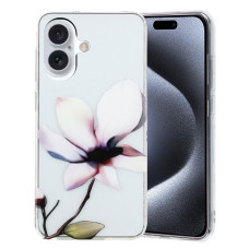 IPHONE 16 PLUS WHITE FLOWERS 