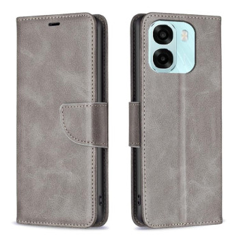 OPPO A6, A6X LEATHER FLIP CASE GREY