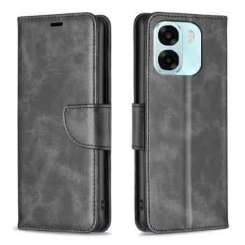 OPPO A6, A6X LEATHER FLIP CASE BLACK