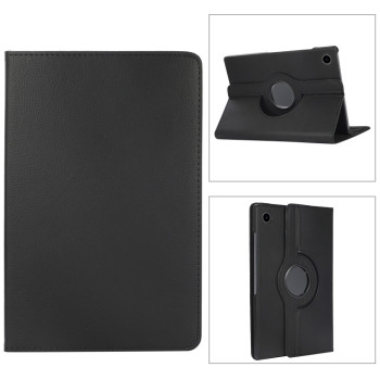 SAMSUNG TAB A9, A11 LEATHER CASE BLACK