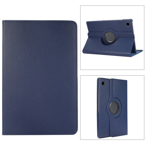 SAMSUNG TAB A9, A11 LEATHER CASE BLUE