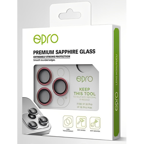 IPHONE 18 PRO, 18 PRO MAX PREMIUM SAPPHIRE CAMERA GLASS SILVER